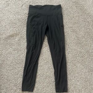 High-Waisted Dark Gray Lululemon leggings
